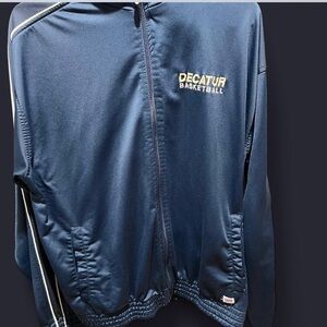 Soffe Men's Zip Up Sweater - Navy Blue